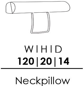 Skandia Neck Pillow - 120cm - (NF120) Skandia Neck Pillow - 120cm - (NF120)