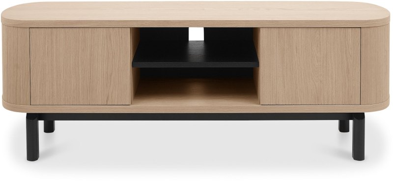 Luma Scandi Oak & Peppercorn Entertainment Unit Luma Scandi Oak & Peppercorn Entertainment Unit