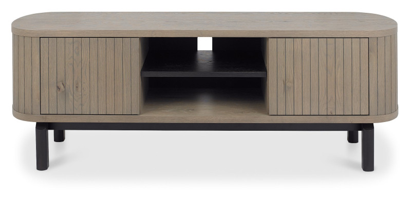 Luma Grey Oiled Oak & Peppercorn Entertainment Unit Luma Grey Oiled Oak & Peppercorn Entertainment Unit
