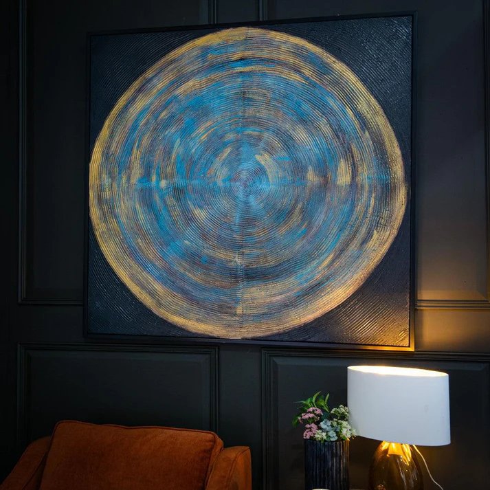 Clarice Canvas Framed 120 x 120cms Clarice Canvas Framed 120 x 120cms