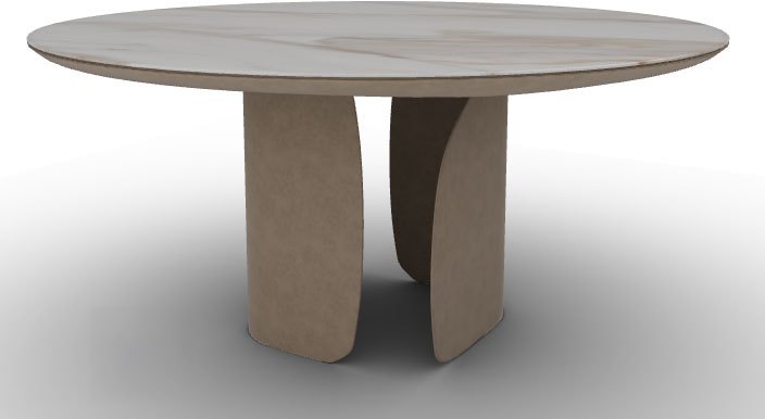 Twins 160cm Round Dining Table - Bevelled Undertop (CS4153-FDA 160) by Calligaris Twins 160cm Round Dining Table - Bevelled Undertop (CS4153-FDA 160) by Calligaris