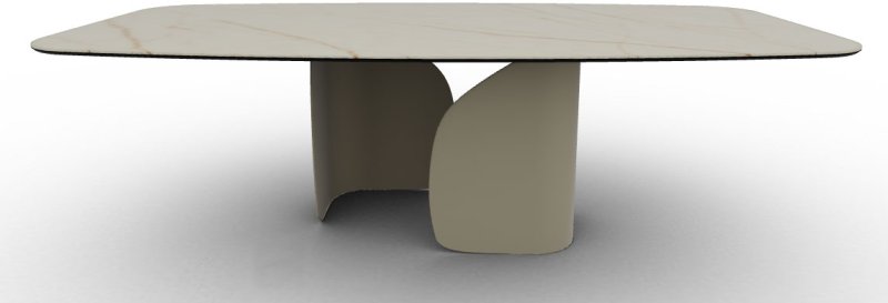 Twins 250 x 120cm Dining Table - Bevelled Undertop (CS4153-FBA 250) by Calligaris Twins 250 x 120cm Dining Table - Bevelled Undertop (CS4153-FBA 250) by Calligaris