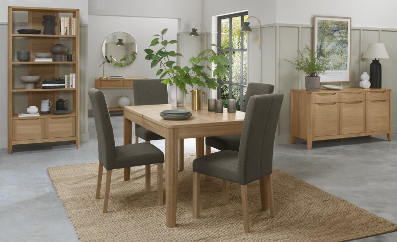 Chester Oak 4-6 Extending Dining Table (140-185cm) by Bentley Designs Chester Oak 4-6 Extending Dining Table (140-185cm) by Bentley Designs