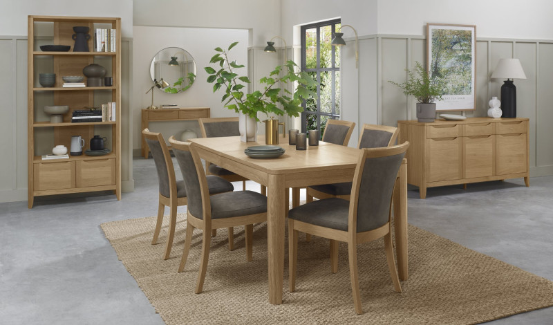 Chester Oak 6-8 Extending Dining Table (185 - 235cm) by Bentley Designs Chester Oak 6-8 Extending Dining Table (185 - 235cm) by Bentley Designs