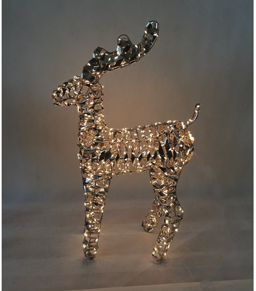 LED Gold Foil Reindeer 600L 60cms LED Gold Foil Reindeer 600L 60cms