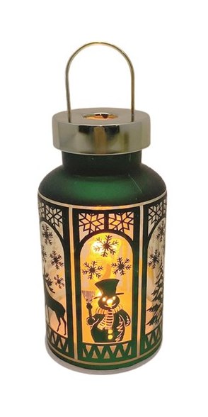 LED Lantern Green 20cm LED Lantern Green 20cm