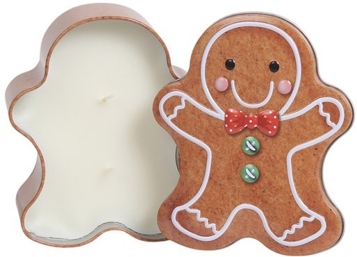 Gingerbread Scented Candle Tin 14cms Gingerbread Scented Candle Tin 14cms