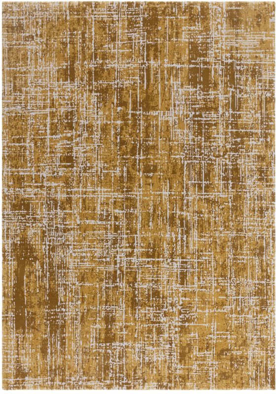 Kuza Abstract Gold Rug by Asiatic Kuza Abstract Gold Rug by Asiatic