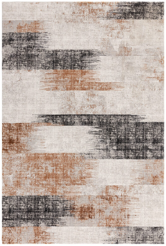 Kuza Lines Terracotta Rug by Asiatic Kuza Lines Terracotta Rug by Asiatic