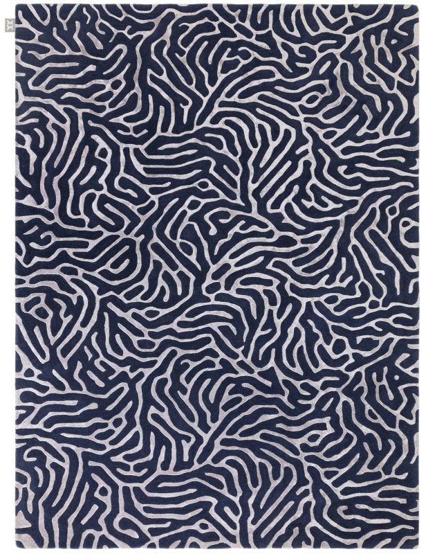Katherine Carnaby Coral Blue Rug by Asiatic Katherine Carnaby Coral Blue Rug by Asiatic