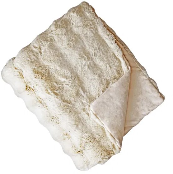 Soft Squared Textured Throw Faux Rabbit Natural 150 x 200 Soft Squared Textured Throw Faux Rabbit Natural 150 x 200