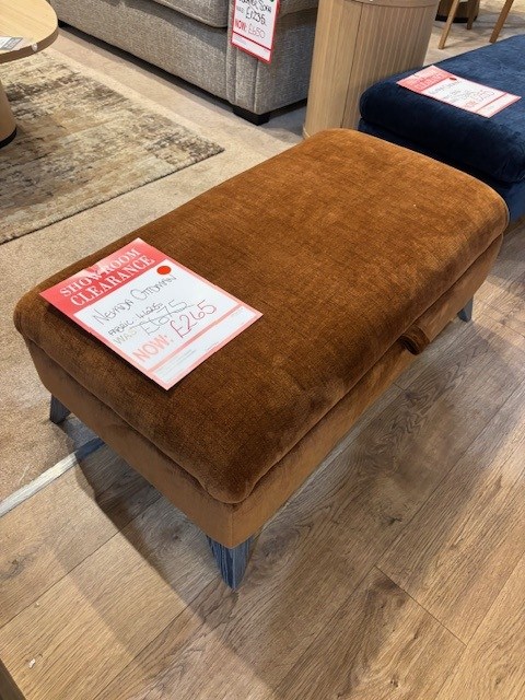 Nevada Legged Ottoman (Showroom Clearance) Nevada Legged Ottoman (Showroom Clearance)