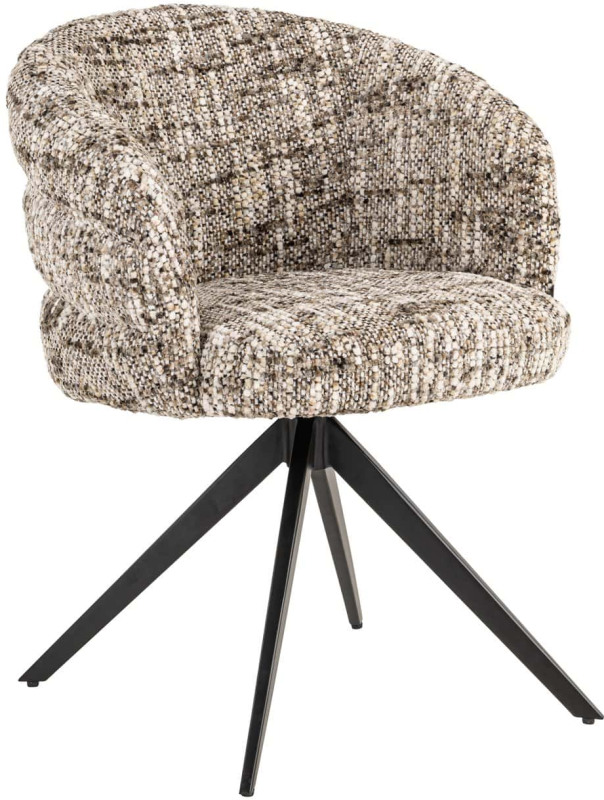 Serenity Swivel Dining Chair (Omara Brown) by Richmond Interiors Serenity Swivel Dining Chair (Omara Brown) by Richmond Interiors