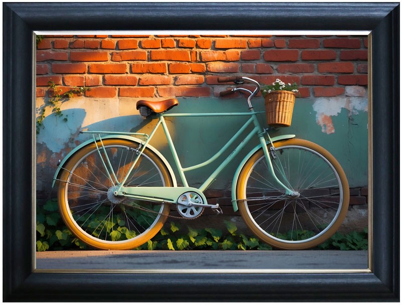 Pedals & Petals - The Bicycles Secret Garden 60 x 80cm Pedals & Petals - The Bicycles Secret Garden 60 x 80cm