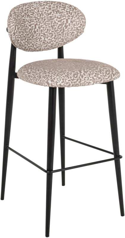 Dantes Bar Stool (Natural Geo) by Richmond Interiors Dantes Bar Stool (Natural Geo) by Richmond Interiors
