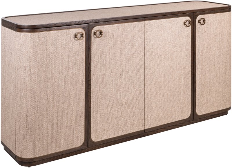 Willox 4 Door Sideboard (Brown) by Richmond Interiors Willox 4 Door Sideboard (Brown) by Richmond Interiors