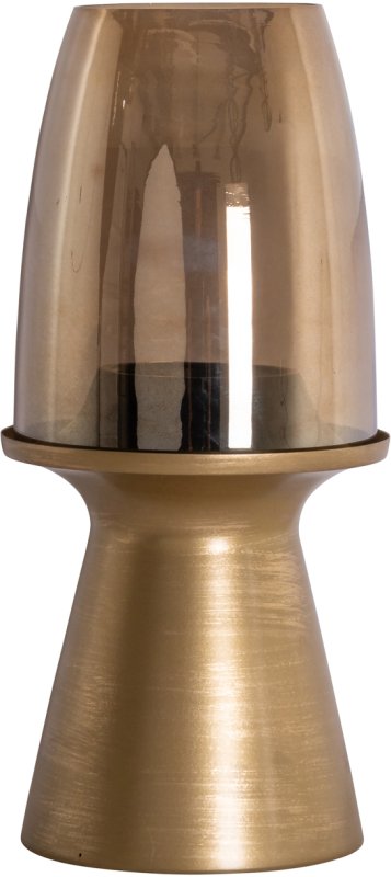 Danea Hurricane Brushed Gold Table Lamp Small by Richmond Interiors Danea Hurricane Brushed Gold Table Lamp Small by Richmond Interiors