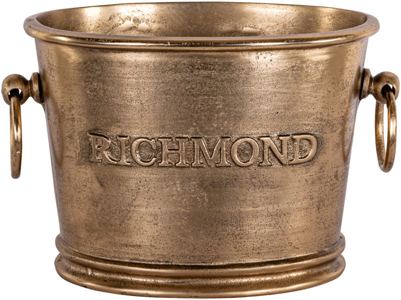 Vinova Brass Antique Wine Cooler by Richmond Interiors Vinova Brass Antique Wine Cooler by Richmond Interiors