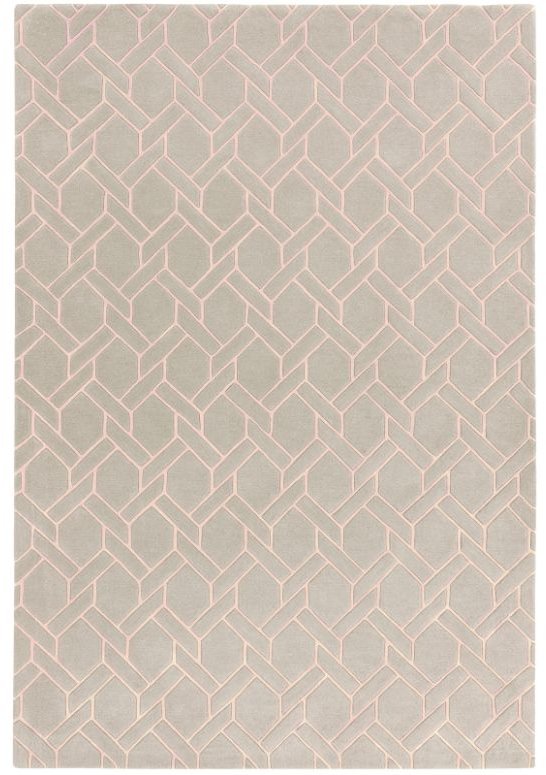 Nexus Fine Lines Silver/Pink Rug by Asiatic Nexus Fine Lines Silver/Pink Rug by Asiatic
