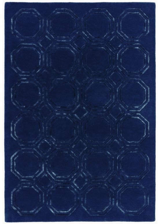 Nexus Octagon Navy Rug by Asiatic Nexus Octagon Navy Rug by Asiatic