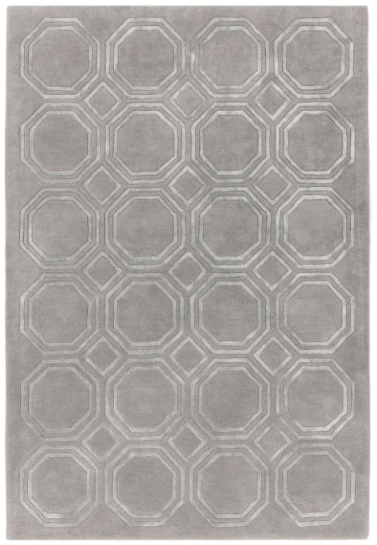 Nexus Octagon Silver Rug by Asiatic Nexus Octagon Silver Rug by Asiatic