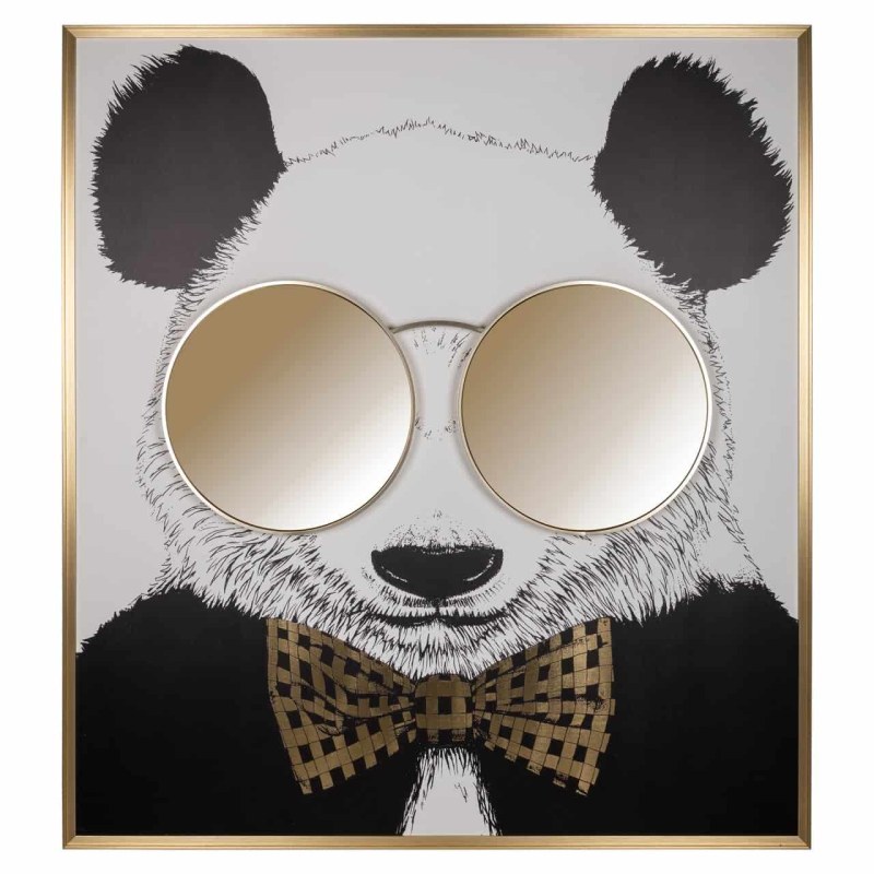 Panda Wall Art Black/Gold Panda Wall Art Black/Gold