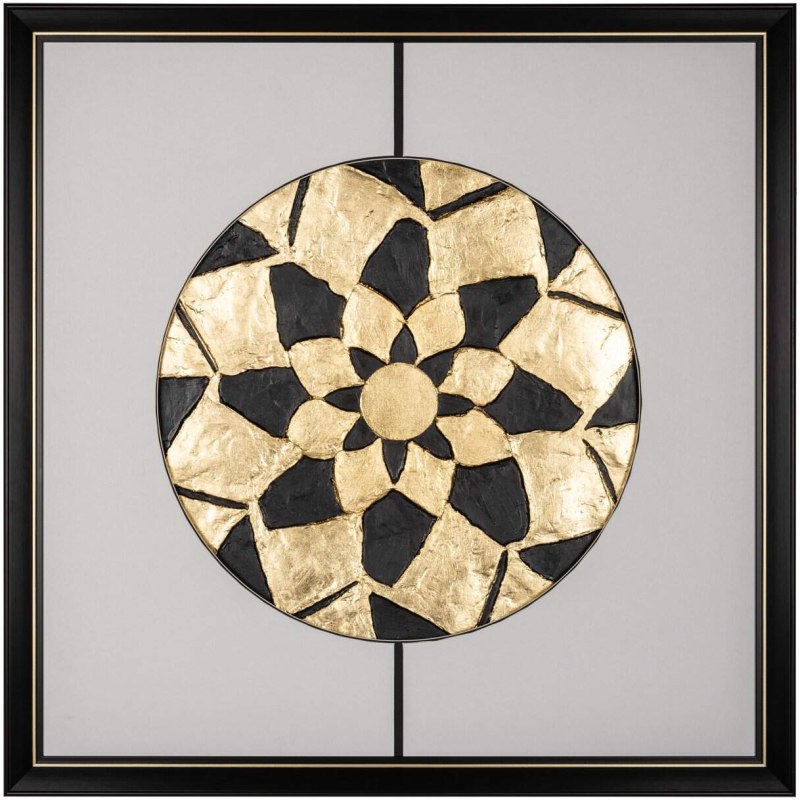 Sun Wall Art Black/Gold Sun Wall Art Black/Gold