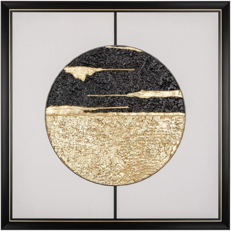 Moon Wall Art Black/Gold Moon Wall Art Black/Gold