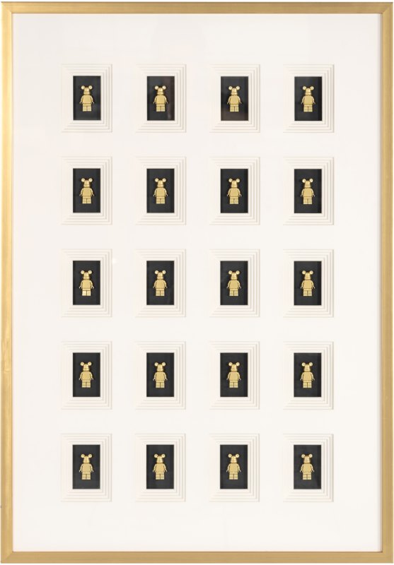 Bear Wall Art Black/Gold Bear Wall Art Black/Gold