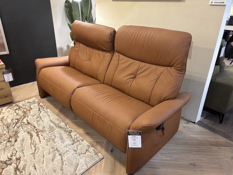 Lupo 3 Seater Electric Recliner Sofa with Heart Balance by Himolla (Showroom Clearance) Lupo 3 Seater Electric Recliner Sofa with Heart Balance by Himolla (Showroom Clearance)