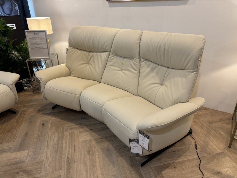 Loona Curved Electric Recliner Sofa with Lift & Rise by Himolla (Showroom Clearance) Loona Curved Electric Recliner Sofa with Lift & Rise by Himolla (Showroom Clearance)