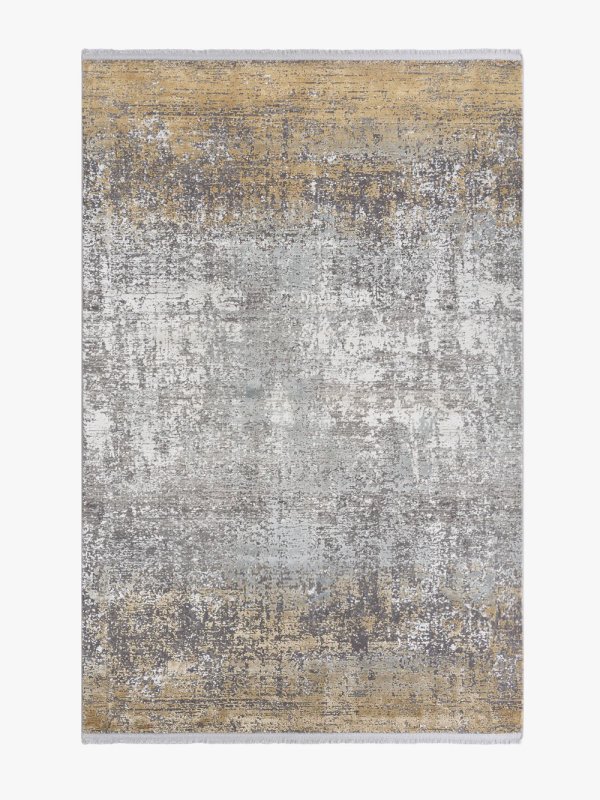Toros Distressed Ombre Gold/Silver Rug by Gooch Toros Distressed Ombre Gold/Silver Rug by Gooch