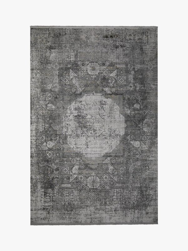 Toros Distressed Mamluk Silver Rug by Gooch Toros Distressed Mamluk Silver Rug by Gooch