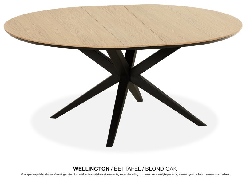 Percival 120-160 x 92cm Extending Dining Table (Round Version) by MaxFurn Percival 120-160 x 92cm Extending Dining Table (Round Version) by MaxFurn