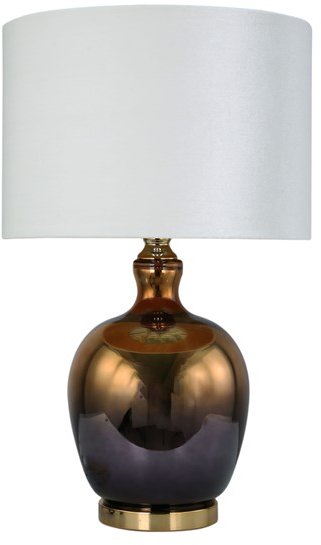 Glass Table Lamp Copper 58cm Glass Table Lamp Copper 58cm
