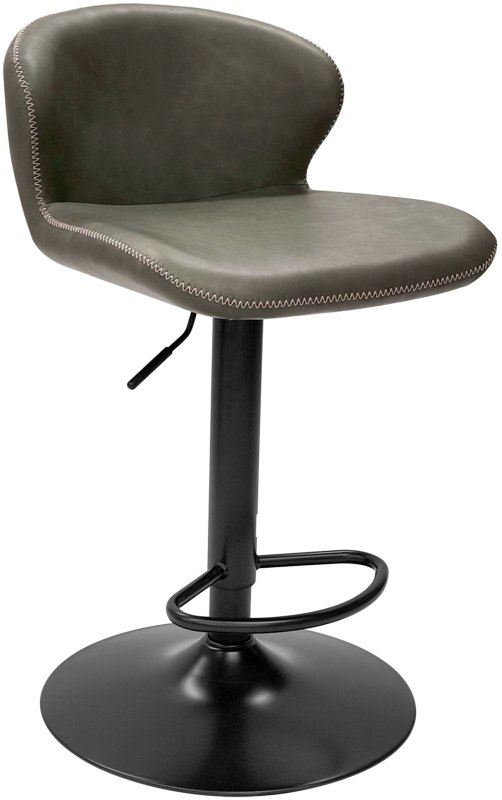 Rosano Gas-Lift Bar Stool (Olive Faux Leather) by Bentley Designs Rosano Gas-Lift Bar Stool (Olive Faux Leather) by Bentley Designs