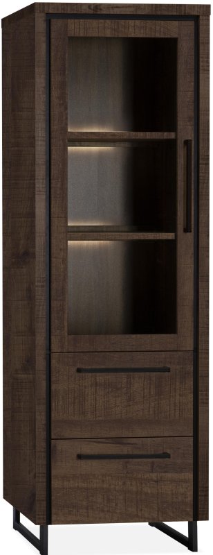 Rimara Dark Showcase Cabinet by MaxFurn Rimara Dark Showcase Cabinet by MaxFurn