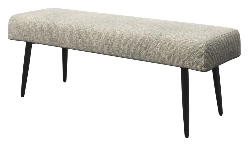 Lazzaro Backless Dining Bench (Champagne Fabric) Lazzaro Backless Dining Bench (Champagne Fabric)