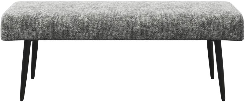 Lazzaro Backless Dining Bench (Grey Fabric) Lazzaro Backless Dining Bench (Grey Fabric)