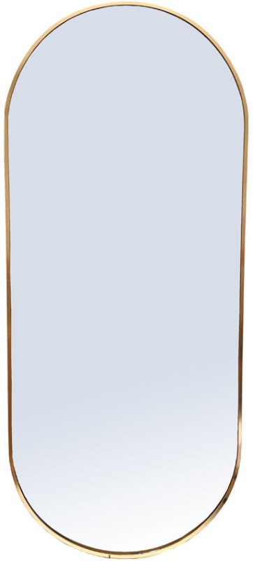 Gold Oblong Metal Mirror 60 x 140cm Gold Oblong Metal Mirror 60 x 140cm