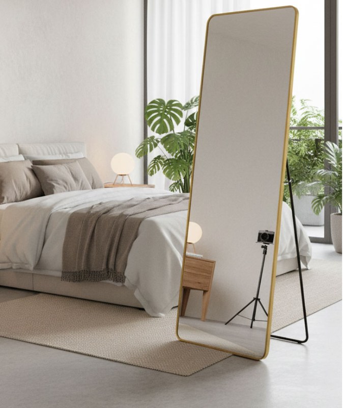 Gold Metal Mirror 60 x 165cm Gold Metal Mirror 60 x 165cm