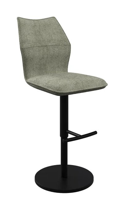 Como Swivel Gas-Lift Bar Stool (Green Fabric) Como Swivel Gas-Lift Bar Stool (Green Fabric)