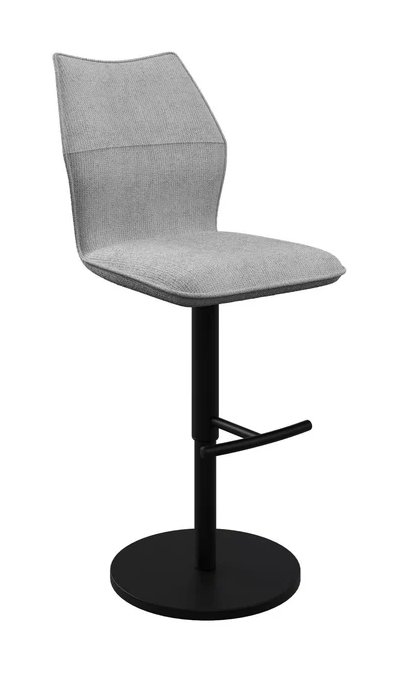 Como Swivel Gas-Lift Bar Stool (Grey Fabric) Como Swivel Gas-Lift Bar Stool (Grey Fabric)