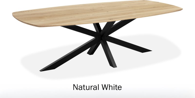 Sherwood 190 x 102cm (Danish Oval) Dining Table with Metal Legs by Maxfurn Sherwood 190 x 102cm (Danish Oval) Dining Table with Metal Legs by Maxfurn