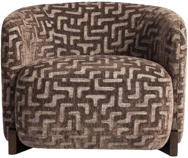 Lounge Chair Hannah Brown Labyrinth by Richmond Interiors Lounge Chair Hannah Brown Labyrinth by Richmond Interiors