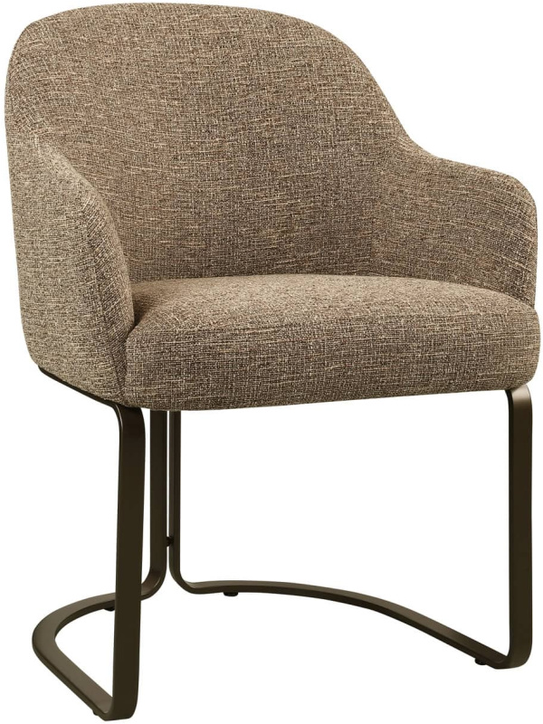 Hadley Dining Chair - Brown Tweed FR - by Richmond Interiors Hadley Dining Chair - Brown Tweed FR - by Richmond Interiors