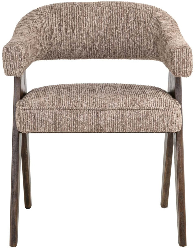 Dining Chair Mori Mocca Linear by Richmond Interiors Dining Chair Mori Mocca Linear by Richmond Interiors