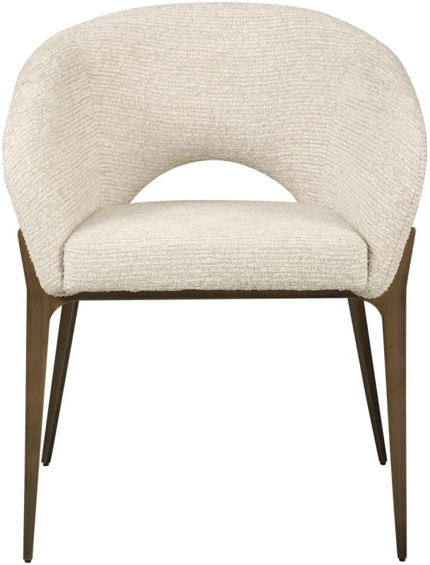 Dining Chair Kenzi Natural Linear by Richmond Interiors Dining Chair Kenzi Natural Linear by Richmond Interiors