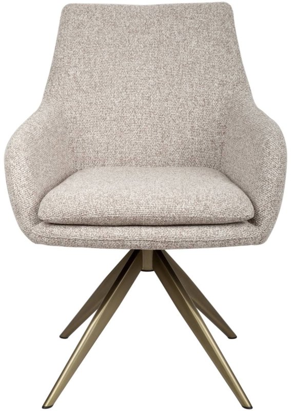 Dining Chair Lisonne Cayenne Brown Swivel by Richmond Interiors Dining Chair Lisonne Cayenne Brown Swivel by Richmond Interiors