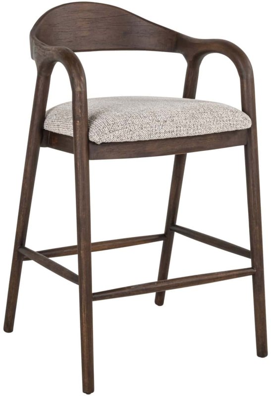 Mihara Counter Stool - Mocca Fancy FR by Richmond Interiors Mihara Counter Stool - Mocca Fancy FR by Richmond Interiors